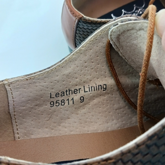 Majestic Collection Oxford Mens Dress Shoes Size 9 Brown Leather Lining Formal - Picture 6 of 9